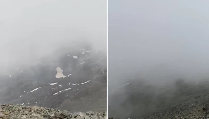 Kaçkar Dağı’na mevsimin ilk karı yağdı