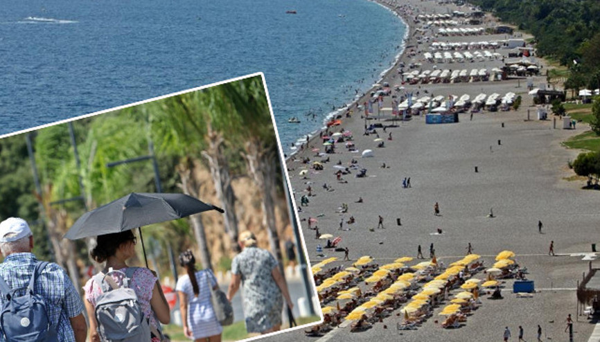 Okullar açıldı doluluk yarı yarıya düştü Dünyaca ünlü sahil turistlere kaldı