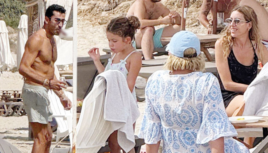 Sinem Kobal ile Kenan İmirzalıoğlunun aile tatili