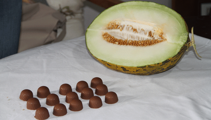 Çankırının meşhur kavunu çikolatayla birleşti, vatandaşlar hayran kaldı