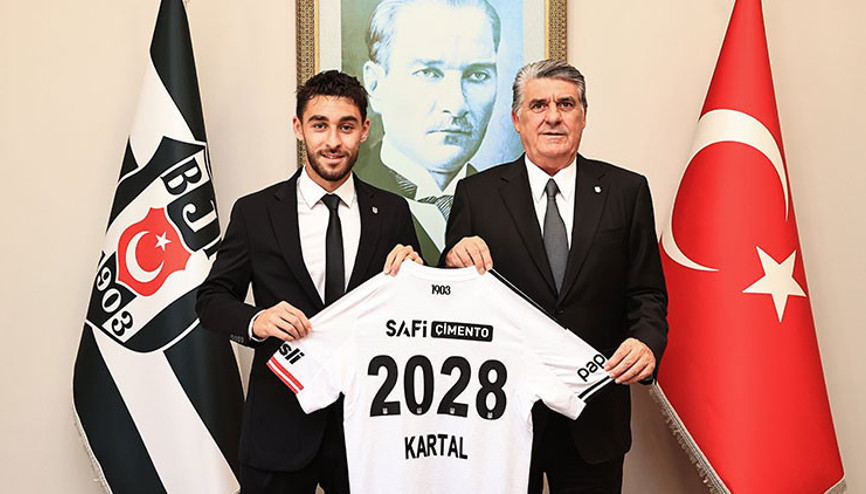 Beşiktaş, Kartal Kayra Yılmazın sözleşmesini uzattı
