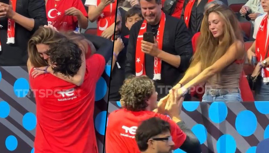 Ebru Şahinin mutluluk gözyaşları