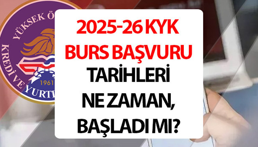 GSB KYK BURS BAŞVURU 2025-2026 TARİHLERİ BELLİ OLDU MU || KYK burs başvuruları ne zaman 2026, başladı mı KYK burs başvurusu nasıl yapılır e-Devlet başvuru ekranı için tıklayın