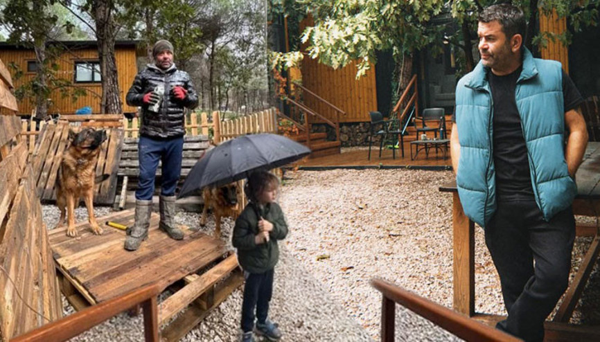 Ünlü oyuncu kalabalıktan kaçtı... Şehrin içinde doğal hayat