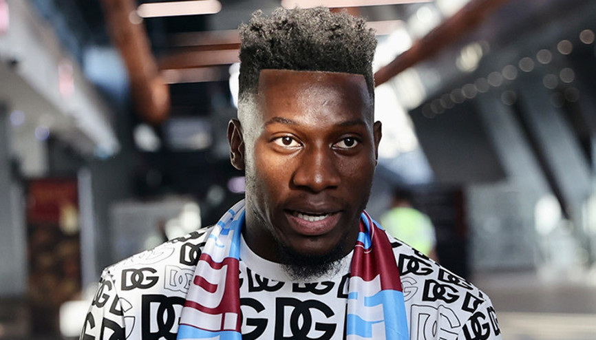 Trabzonsporun yeni transferi Andre Onana şehre geldi Fenerbahçe için hazırım