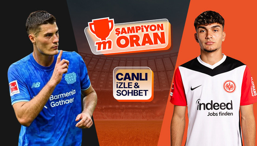 Bayer Leverkusen, Eintracht Frankfurtu ağırlıyor Maçın heyecanı canlı yayın, canlı sohbet ve Şampiyon Oranlar ile Mislide Bayer Leverkusen, Eintracht Frankfurtu ağırlıyor Maçın heyecanı canlı yayın, canlı sohbet ve Şampiyon Oranlar ile Mislide