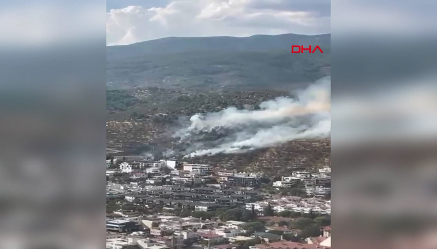 Balıkesirde orman yangını Balıkesirde orman yangını