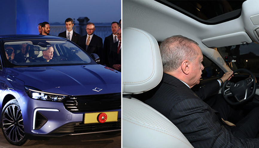 Cumhurbaşkanı Erdoğan direksiyon başına geçti Toggun yeni modelini test etti: İlk teslimat yapıldı