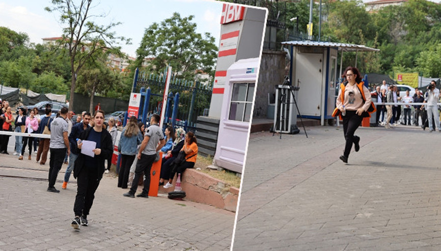 KPSS heyecanı: Adaylar koşarak yetişti