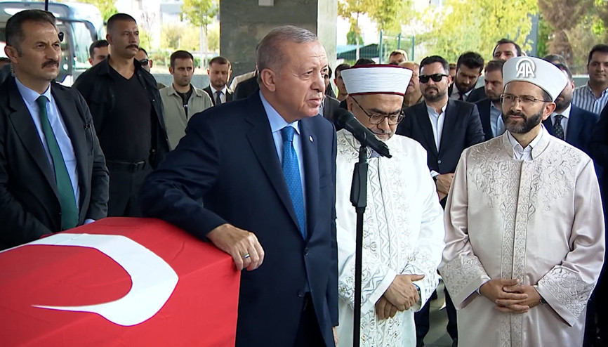 Cumhurbaşkanı Erdoğan, Başdanışmanı Hamdi Kılıçın cenaze törenine katıldı