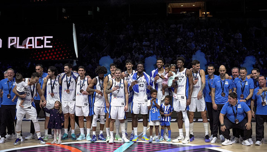 Yunanistan, EuroBasketi üçüncü tamamladı