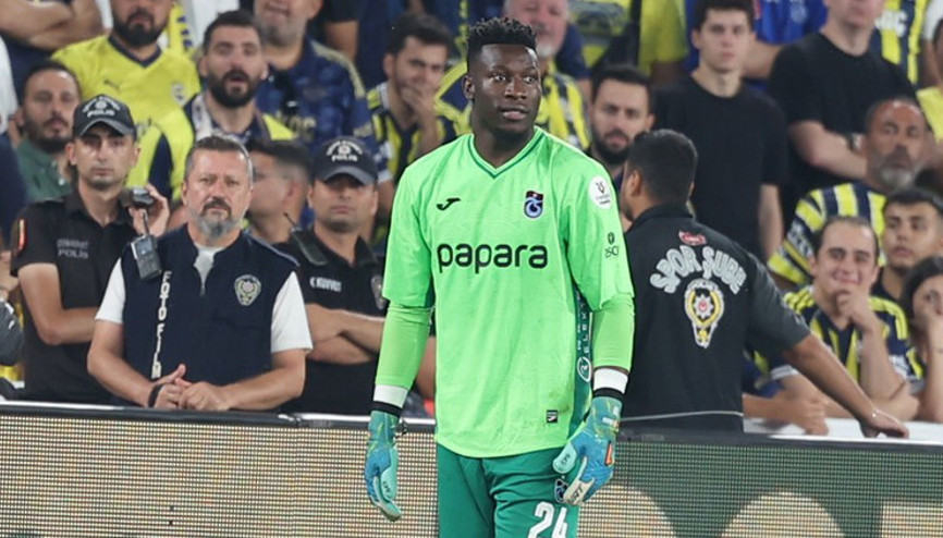Trabzonsporda Andre Onana tam not aldı