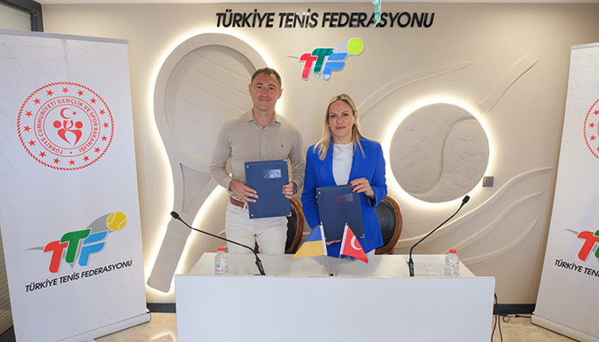 Türkiye ve Ukrayna Tenis Federasyonları arasında iş birliği protokolü