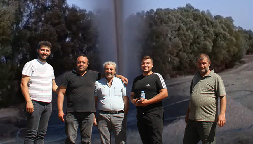 İnekleri için su sondajı yapıyordu: Sivaslı çiftçiye 88 metre derinlikte sürpriz