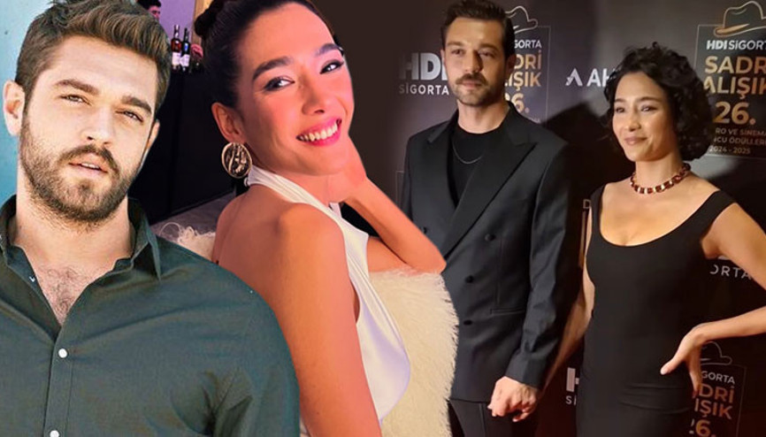 6 yıl sonra ilk kez el ele... Aybüke Pusat sevgilisi Furkan Andıç ile ödül töreninde