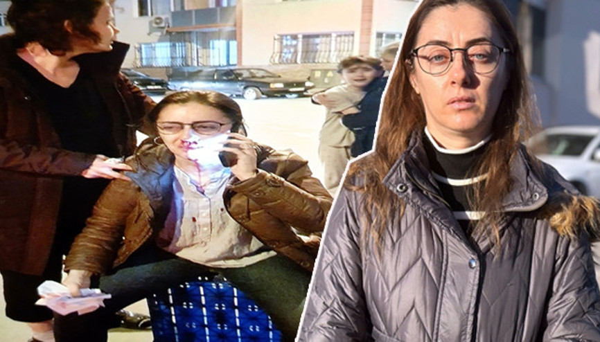 Eşinin sevgilisi sandığı kadını evinin önünde darp etmişti Otomobil kapısı, silah sayıldı