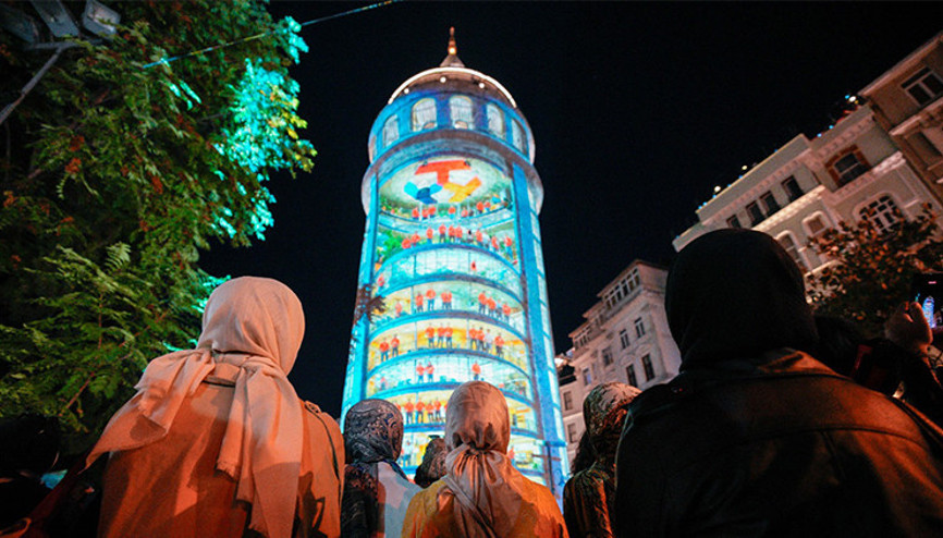 Galata Kulesi’ndeki TEKNOFEST etkinliğine büyük ilgi