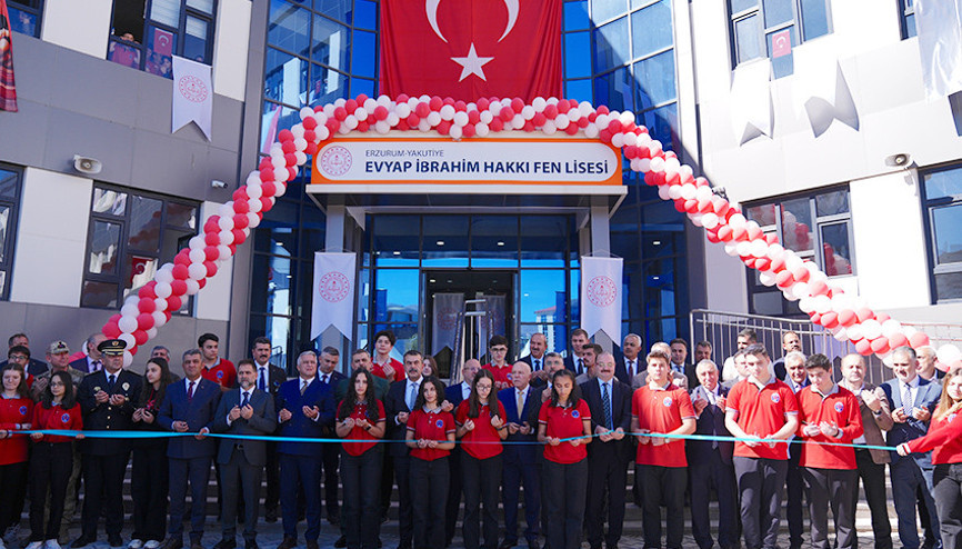 Milli Eğitim Bakanı Tekin, Erzurumda okul açtı