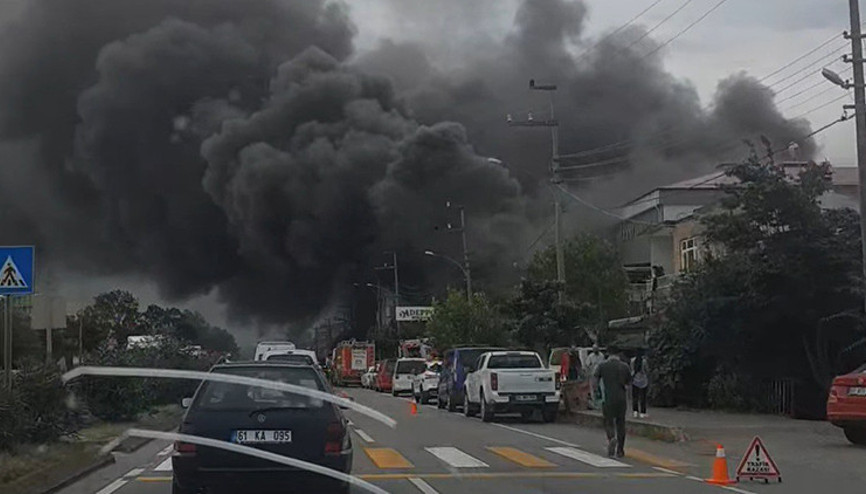 Trabzon’da alışveriş merkezinde yangın