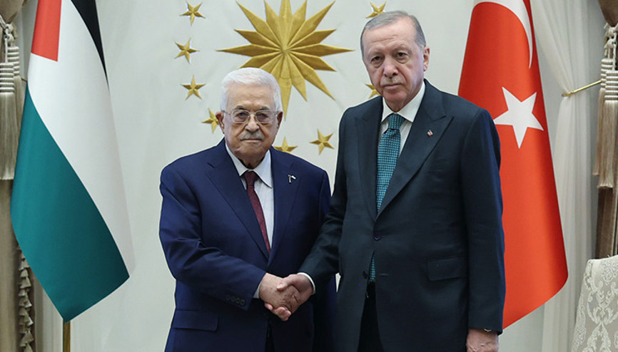 Cumhurbaşkanı Erdoğan, Mahmud Abbas ile görüştü... Türkiyenin önceliği Gazzede acil ateşkes