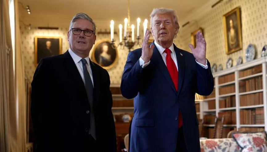 ABD Başkanı Trump İngiltere Başbakanı Starmer ile görüştü