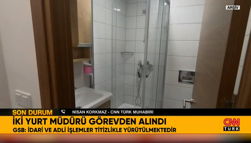 İki yurt müdürü ile bir müdür yardımcısı görevden alındı