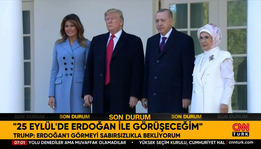 Cumhurbaşkanı Erdoğan ile Trump, 25 Eylülde görüşecek Cumhurbaşkanı Erdoğan ile Trump, 25 Eylülde görüşecek