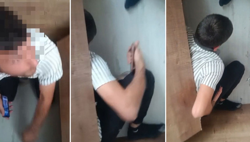 Karabükte firari hükümlü, dolabın içindeki gizli bölmede yakalandı