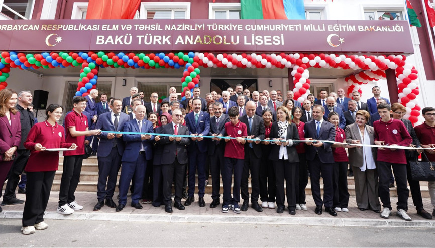 Azerbaycan’da Bakü Türk Anadolu Lisesi açıldı... ‘Artık Orta Asya yerine Türkistan diyoruz’