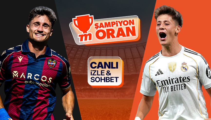 Lider Real Madrid, Levante deplasmanında Maçın heyecanı canlı yayın, canlı sohbet ve Şampiyon Oranlar ile Mislide
