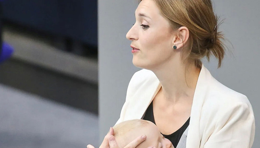 Federal Meclis’te bebekli konuşma