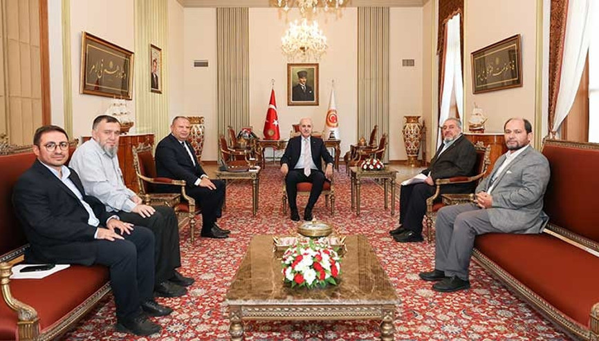 TBMM Başkanı Kurtulmuşa sivil toplum kuruluşlarından Gazze mektubu