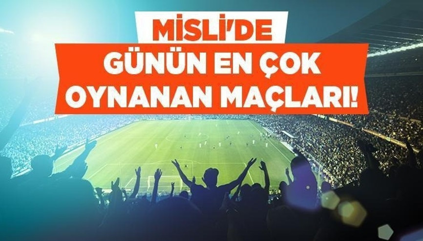 Fenerbahçe, Avrupa Ligi serüvenine Zagreb deplasmanında başlıyor… Misli yazarlarının günün en çok oynanan maçlarında tercihi “Karşılıklı Gol Var” İşte Misli’de Günün En Çok Oynanan Maçları Fenerbahçe, Avrupa Ligi serüvenine Zagreb deplasmanında başlıyor… Misli yazarlarının günün en çok oynanan maçlarında tercihi “Karşılıklı Gol Var” İşte Misli’de Günün En Çok Oynanan Maçları