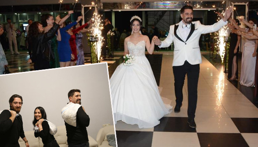 Köyden İndim Şehire filminden esinlendiler Sokak sokak gezip topladılar | En unutulmaz düğün takısı oldu Köyden İndim Şehire filminden esinlendiler Sokak sokak gezip topladılar | En unutulmaz düğün takısı oldu