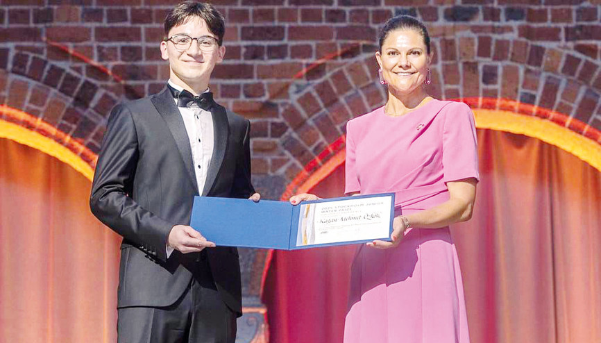 Suyun Nobel’i liseli Kağan’ın