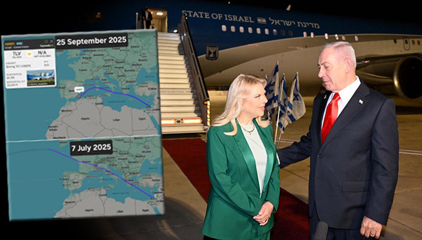 Netanyahunun tutuklanma korkusu: Rota değiştirmek zorunda kaldı