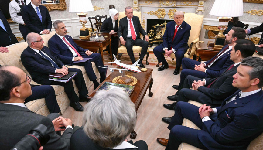 Cumhurbaşkanı Erdoğan ve ABD Başkanı Trump arasında Beyaz Sarayda tarihi zirve