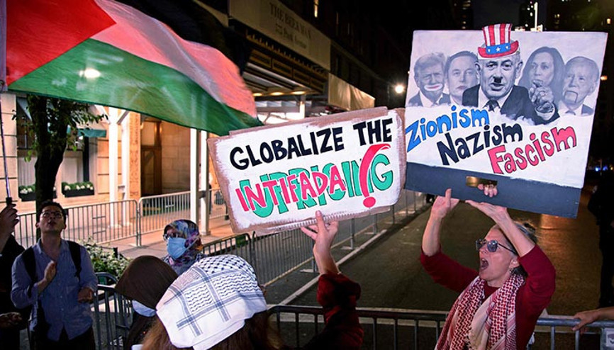 Netanyahuya ABDde protesto: Gazze özgür olacak