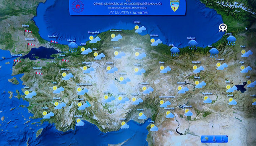 Yurt genelinde hafta sonu yağış beklenmiyor