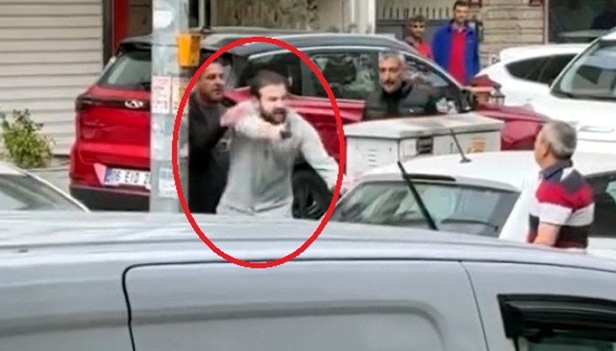 Ankarada yol verme kavgasında silahlı tehdit Gözaltına alındı