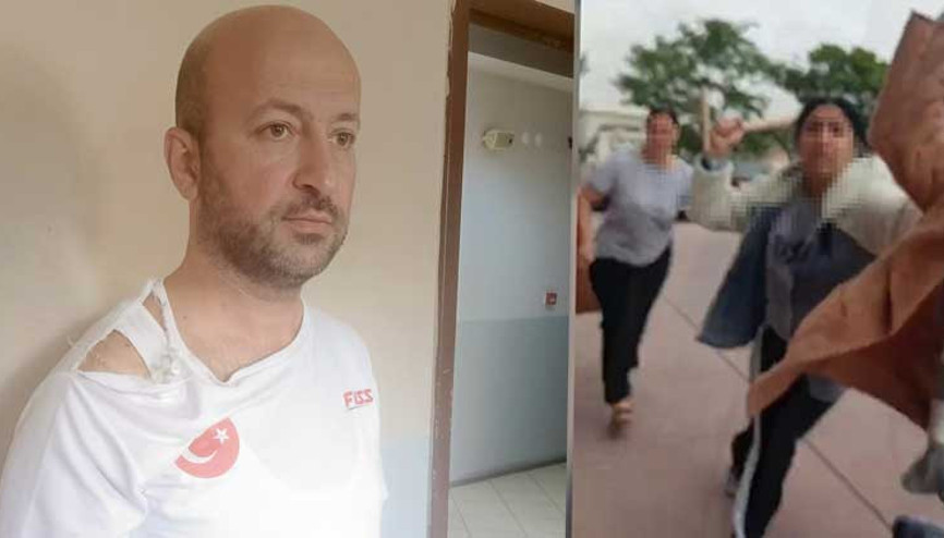 Velayet kavgasında kadınlardan sopalı saldırı