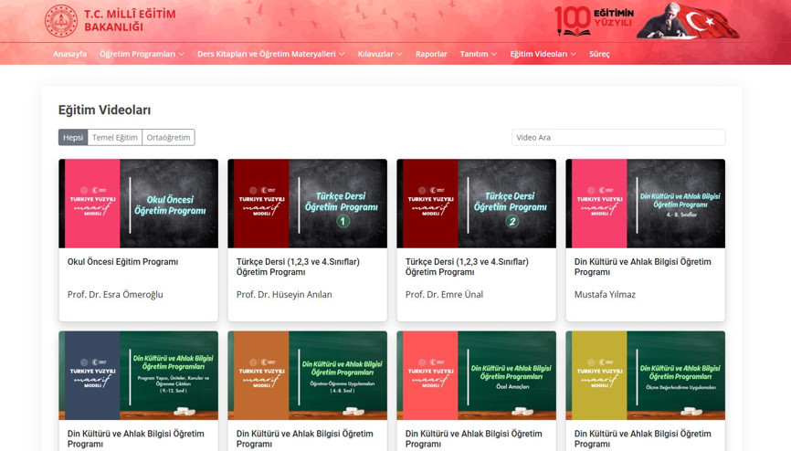 Ortaöğretim ders kitapları dijitalde