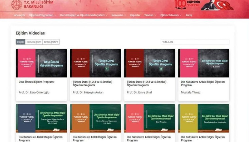 Ortaöğretim ders kitapları dijitalde