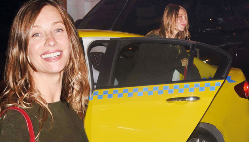 Tuba Ünsal taksiciyle anlaşamadı