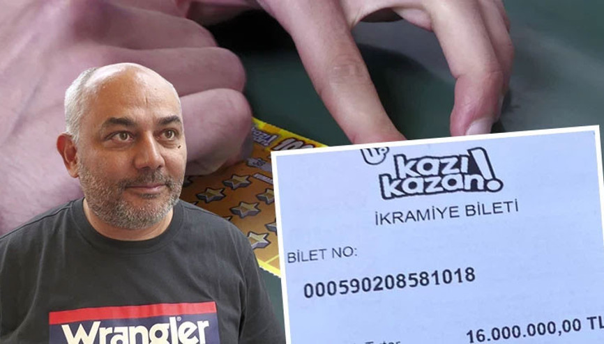 200 liralık ‘Mega Altın’ Kazı Kazan oyunundan 16 milyon kazandı