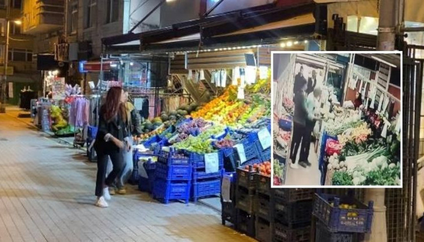 Evcil hayvanıyla alışveriş yapan kadına yumruklu saldırı