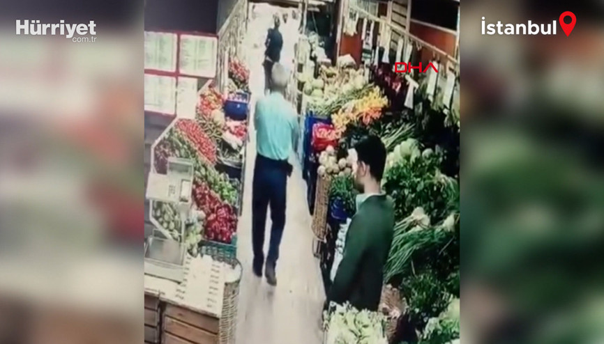 Evcil hayvanıyla alışveriş yapan kadına yumruklu saldırı