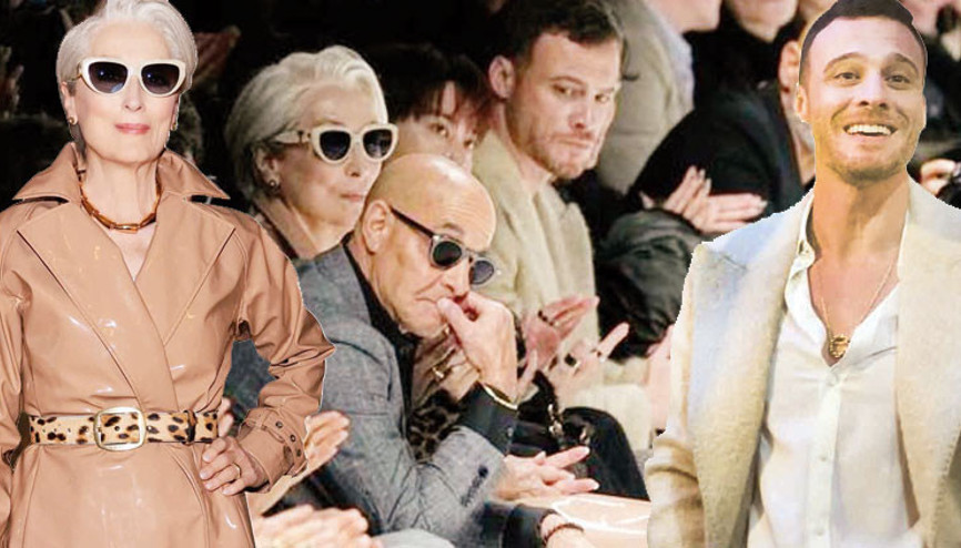 Kerem Bürsin, Meryl Streep ile aynı karede... Yan yana izlediler