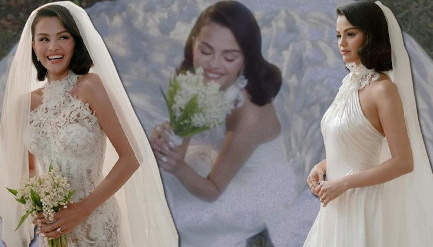 Yıllarca bu anı beklemişti… Tek gelinlik yetmedi, birini çıkardı diğerini giydi ‘Masal prensesim benim’