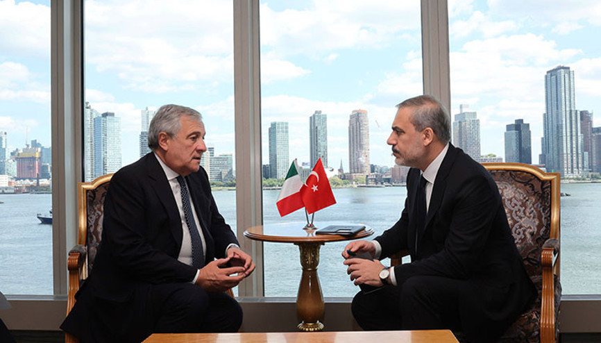 Dışişleri Bakanı Fidan, İtalyan mevkidaşı Tajani ile Gazzedeki ateşkes planını görüştü